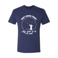 thumbnail image 2 of Wild Bobby, Can't Work Today My Arm Is In A Cast, Fishing, Men Premium Tri Blend Tee, Vintage Navy, XX-Large, 2 of 5