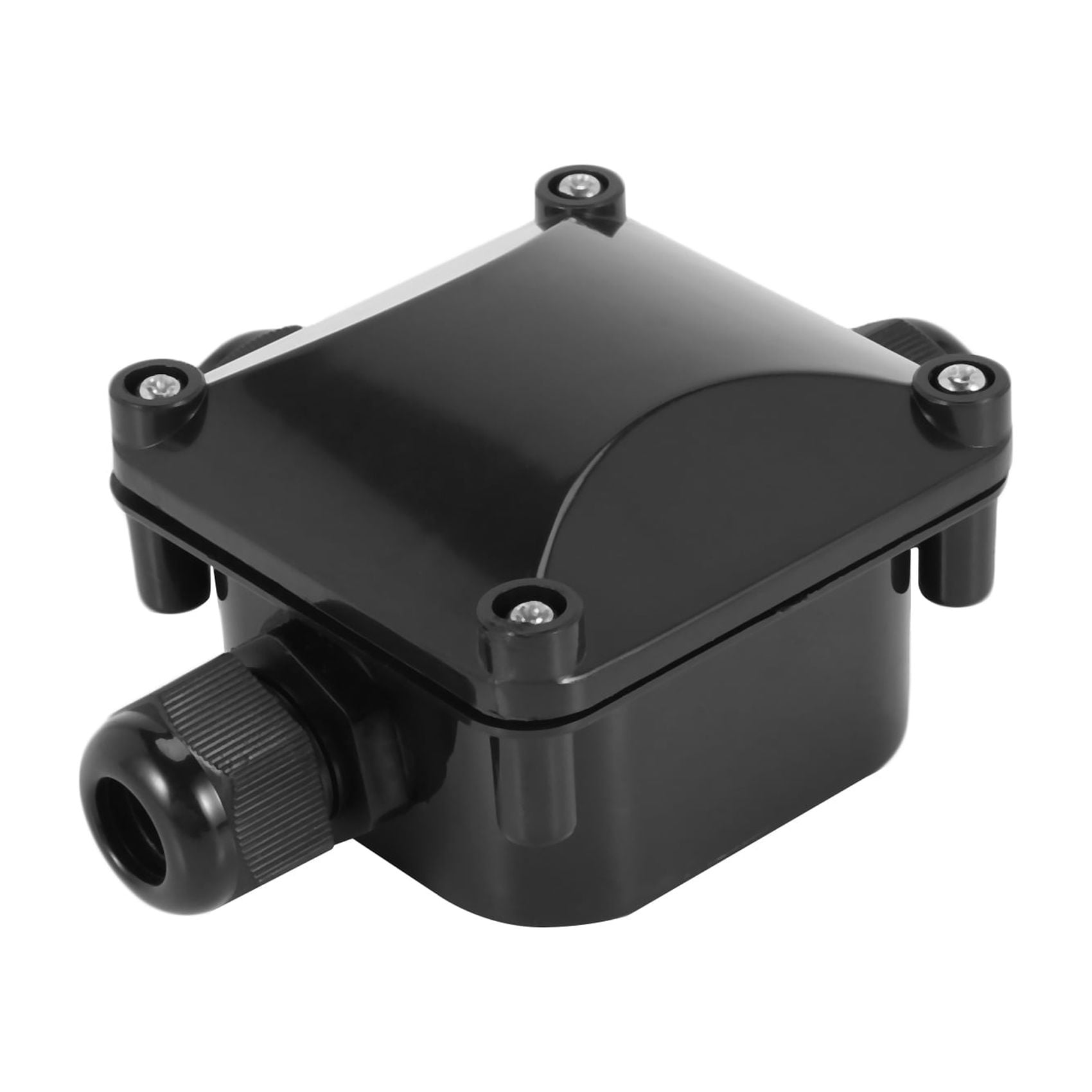3-Way Junction Box, IP 68 Waterproof Connectors for Outdoor Lighting External Junction Box Pack of 20 Black