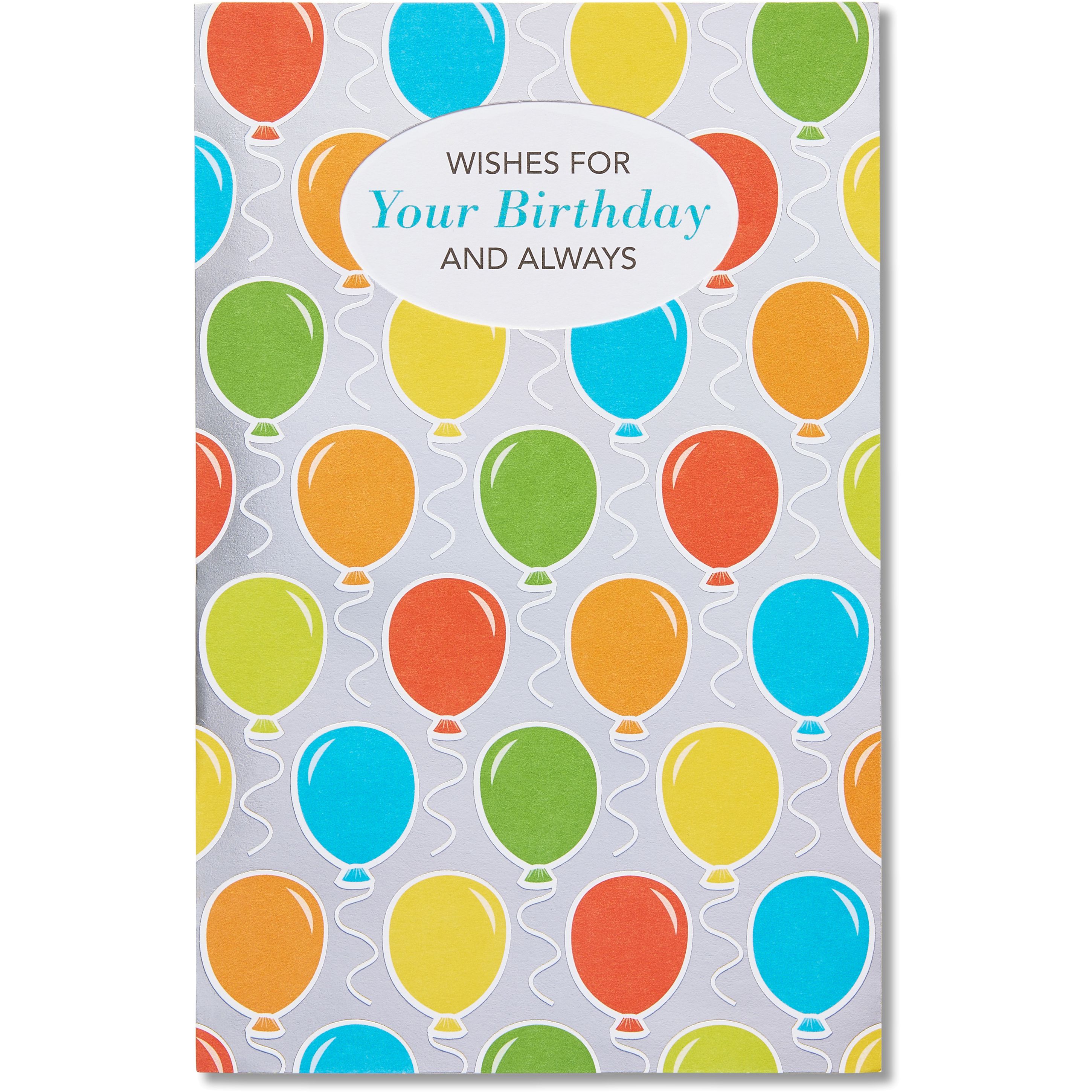 American Greetings Wishes Birthday Card with Foil