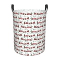 thumbnail image 6 of Lsque Christmas Train pattern Laundry Hamper Basket, Tall Woven Rope Hamper Basket for Clothes, Lightweight Storage Basket, Collapsible Waterproof-, 6 of 8