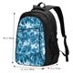 thumbnail image 5 of Balery Blue Tie Dye Mochila con carga USB para hombre y mujer - Mochila impermeable y antirrobo para portátil con puerto USB para viajes, trabajo, estudios y universidad, 5 of 7