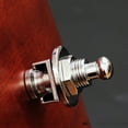 thumbnail image 4 of 2 Pcs Verrous de Sangle de Guitare Boutons Ronds pour Basses Électriques Acoustiques Pièces Noir, 4 of 8