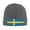 Deep Heather, variant on Swedish Flag Beanie Hat Knit Hat Skull Cap for Men Women Winter Hat Gray