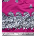 thumbnail image 2 of Soimoi Rayon Fabric Paisley Panel Print Sewing Fabric Yard 42 Inch Wide, 2 of 3