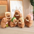 thumbnail image 2 of Capybara Plush Toys Cartoon Animals Stuffed Dolls Home Sofa Decoration Holiday Gift, 2 of 5