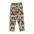 thumbnail image 4 of Xecao Cute Dog Women's Straight Lounge Pajama Pants: The Epitome of Relaxed Sleepwear, 4 of 9