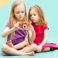 thumbnail image 4 of Cámara para niños de 40MP con cordón HD Juguetes para cámaras digitales para niños (naranja) Likrtyny Para estrenar, 4 of 7