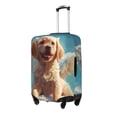 thumbnail image 2 of Daiia Cute Angel Winged Dog Luggage Cover, Thickened Washable Travel Luggage Covers, Elastic Unique Baggage Covers for 18-20 inch Luggage-Small, 2 of 9