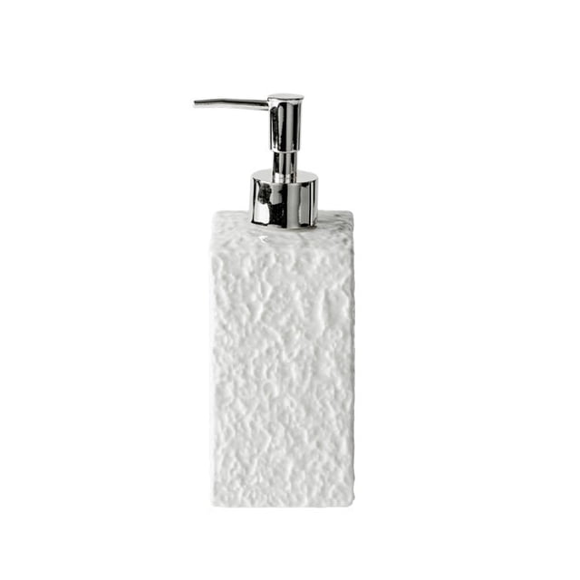 Dispensador de jabón de cerámica for baño, botella vacía for dispensar detergente for ropa y gel de ducha.
