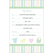 DIY Sweet Baby Party Invitations With White Envelopes 8.5in. x 5.5in. - 12 Pack (1008-2288)