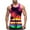 #30-multicolor tank tops men, variant on Mens Palm Tree Print Shirts Crewneck Sunset Stringer Tank Top Sleeveless Shirt for Gym Workout Tanks Lightweight Beach Shirts Multicolor,L