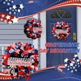 thumbnail image 5 of 4th of July Decorations 2024! FNYOXU Independence Day Wreath Porch Decoration Front Door Outdoor Hanging Wreath Decor, 5 of 9