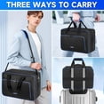 thumbnail image 6 of Carrying Case Compatible with PS5/PS5 Pro/PS4,17 Pockets Travel Storage Bag with Thick Padding Compatible with PS5 Digital Edition,Controller,Game Discs,Charger & Accessories,Black,Blue, 6 of 7