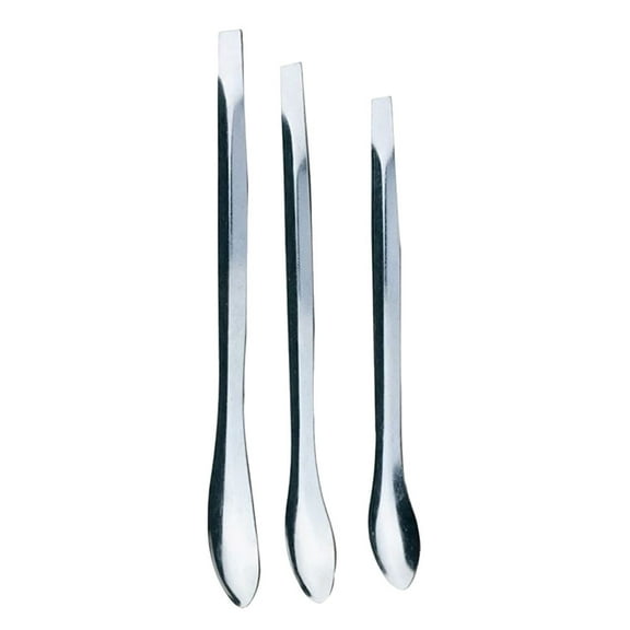 FENGGUIQU 3Pcs Stainless Steel Laboratory Measuring Spoons with Double-Ended Design