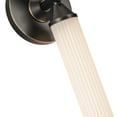 thumbnail image 3 of Kuzco Lighting Wv348222 Edwin 23" Tall Led Wall Sconce - Vintage Brass / Frosted Ribbed, 3 of 3