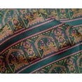thumbnail image 4 of oneOone Silk Tabby Fabric Ethnic Block Print Sewing Fabric BTY 42 Inch Wide, 4 of 4