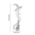thumbnail image 3 of Halloween Wall Stickers, Glitter Witch Hat Broom Windows Clings for Halloween Party Home Decor, Witch Decals for Wall Windows DIY Party Supplies, 3 of 5