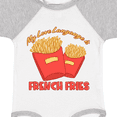 thumbnail image 4 of Inktastic My Love Language is French Fries Boys or Girls Baby Bodysuit, 4 of 5