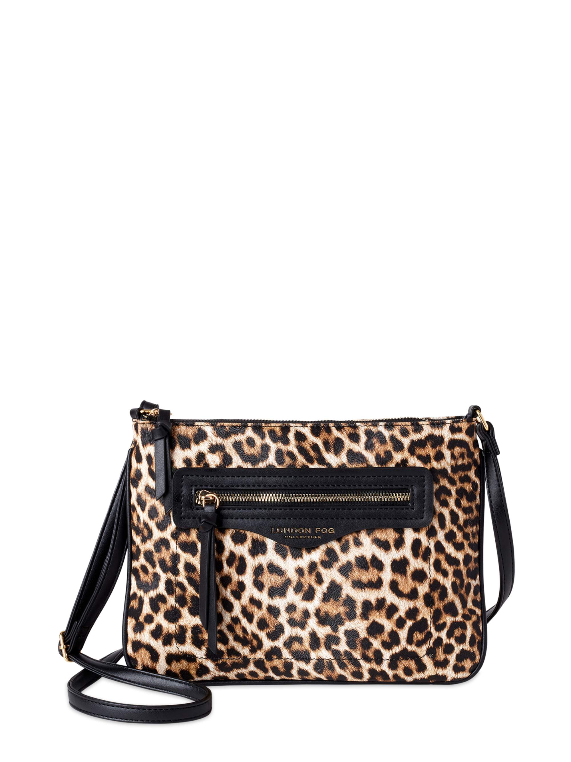 London Fog Daisy Crossbody Bag, Leopard Print - Walmart.com