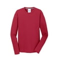 thumbnail image 5 of Port & Co PC381LS Long Sleeve Performance Blend Tee, Red - Large, 5 of 6