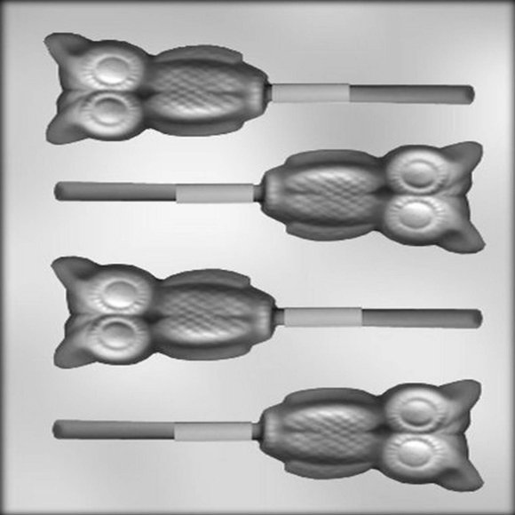 CK Products 3-Inch Owl Sucker Chocolate Mold