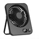 thumbnail image 1 of Ventilador de Escritorio Portátil, Recargable por USB, con Inclinación de 180°, Plegable, con Pantalla de Potencia, 5 Velocidades, Ultra Silencioso A, 1 of 5