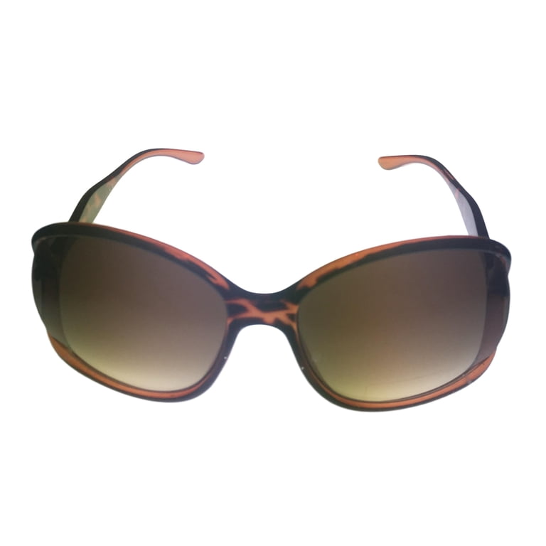 Kenneth Cole Reaction Womens Plastic Sunglass Tortoise Brown 
