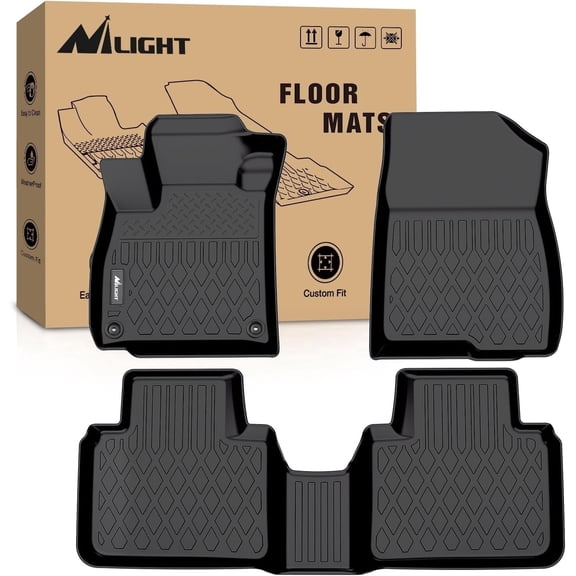 Nilight TPE Floor Mats for Honda Accord 2018 2019 2020 2021 2022,All Weather Custom Fit Heavy Duty Floor Liners