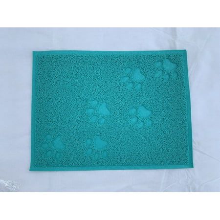Easy to Clean Feeding Mat Best Non Slip Waterproof Feeding Mat 40x30CM, (Best Slipmat For Turntable)