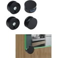 thumbnail image 1 of Clips para espejo, clips de montaje para espejo, 4 soportes para espejo, soporte de pared para espejos de 3-5 mm de grosor (negro), 1 of 5