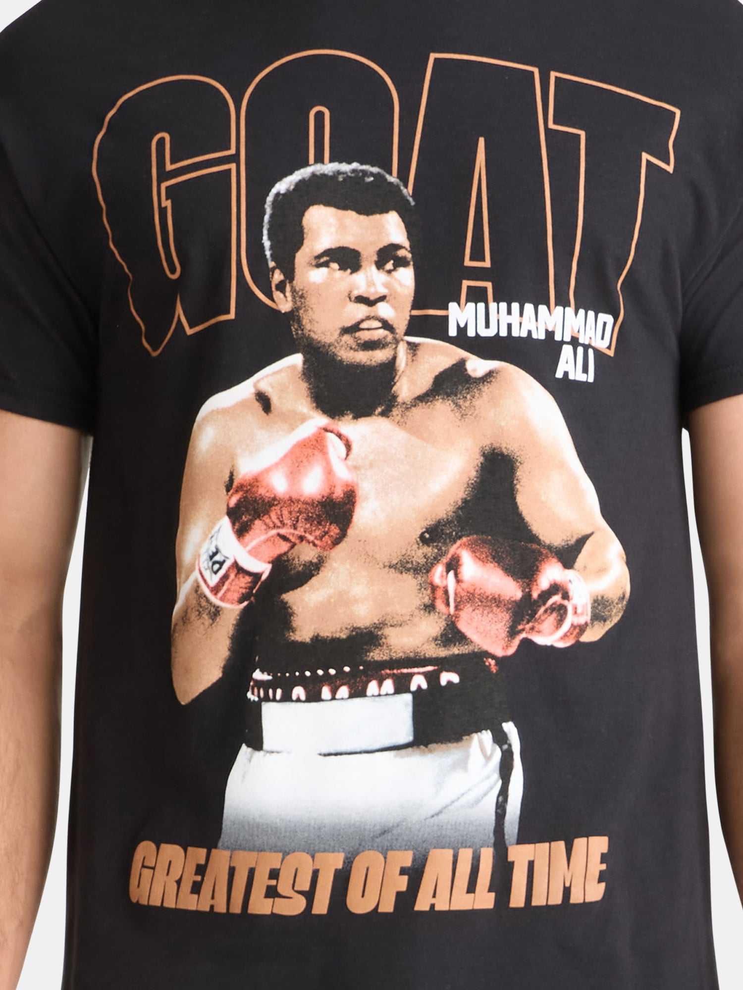 Muhammad Ali G.O.A.T Men's and Big Men's Graphic Tee with Short Sleeves, Sizes S-3XL