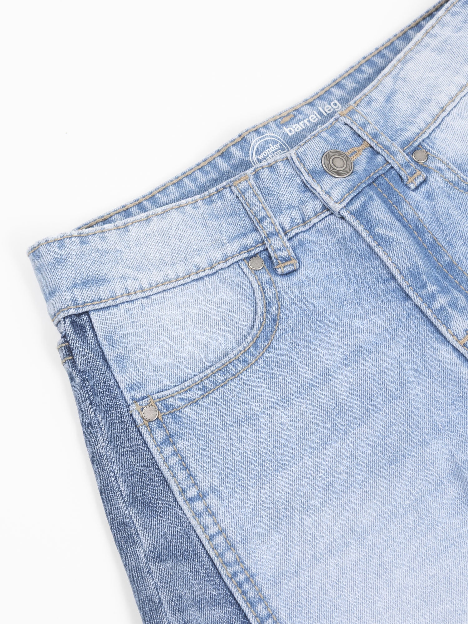 Wonder Nation Girls Barrel Jean, Sizes 5-18