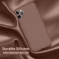 thumbnail image 5 of Designed for iPhone 11 Pro Max Case, Silicone Ultra Slim Shockproof Phone Case with Soft Anti-Scratch Microfiber Lining,[Enhanced Camera Protection], 6.5 inch, Light Brown, 5 of 7