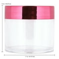 thumbnail image 3 of Beauticom 24 Pieces 30G/30ML(1 Oz) High Quality Thick Wall Round Clear Plastic Container Jars with Flat Top Lid - 24 Jars, 3 of 3
