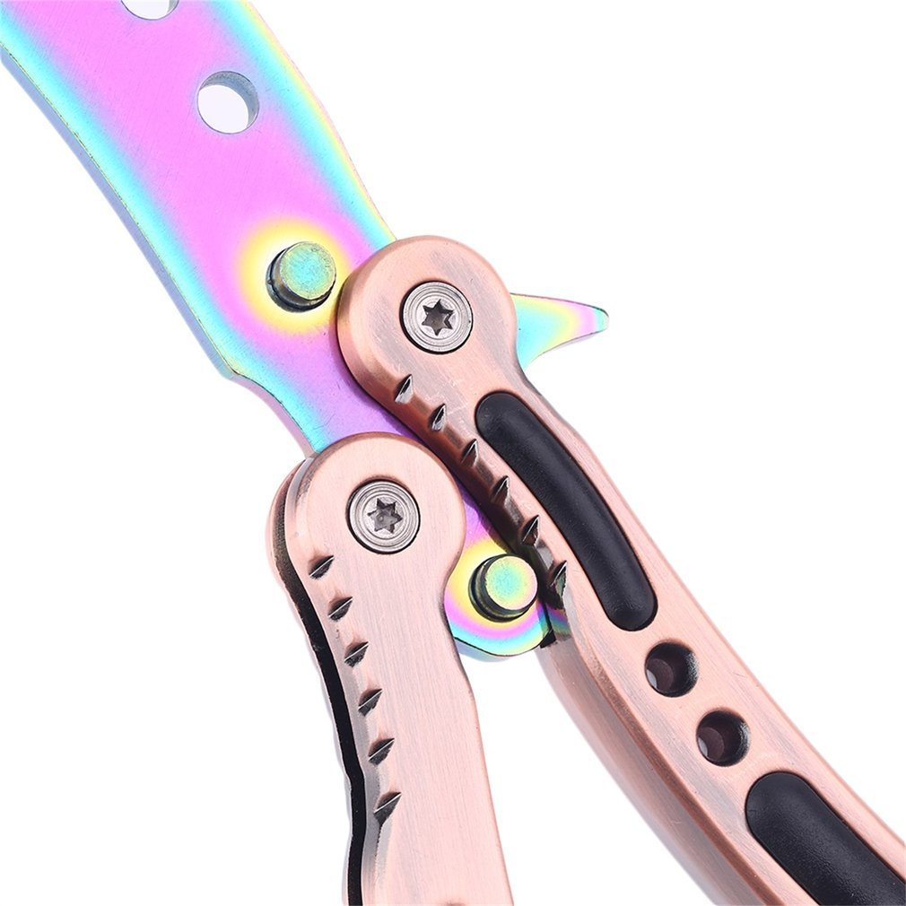 Practice Folding Metal Butterfly Style Tactical Combat Trainer Knife Trainer Walmart Canada
