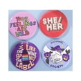 thumbnail image 3 of 44mm Arco Iris Tinplate Broche Bandera Amor Suave Botón Pines LGBT Texto Pin Mochila Broches Solapa Insignias Joyería Regalo, 3 of 4
