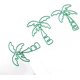 thumbnail image 2 of 30 clips de papel con forma de árbol de coco, marcapáginas de palmera verde, clips de planificación para suministros escolares de oficina, decoración de cumpleaños y bodas, 2 of 4