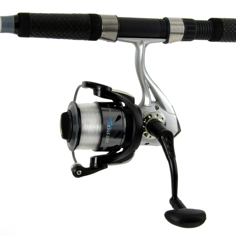 Ozark Trail 6000 Grit Stick 2 Piece Medium Heavy Surf Fishing Rod & Reel Combo