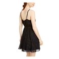 thumbnail image 2 of SECRET CHARM Womens Black Micro Mini Trapeze Evening Dress 1, 2 of 4
