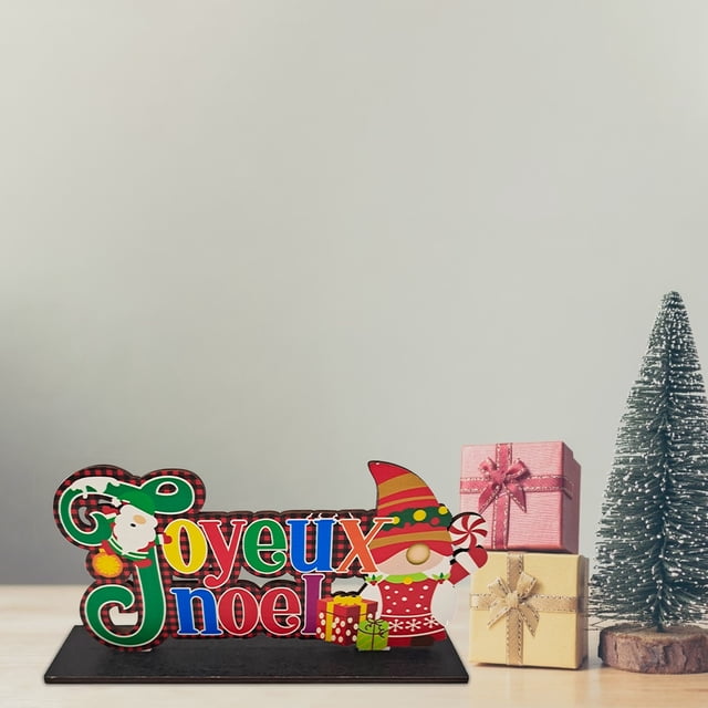 Decoraciones Navideñas de Madera Xihbxyly Lista de Deseos para El Hogar Regalos para Estudiantes