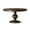 Antiqued Brown, variant on Maven Lane Zola Traditional Large Round Circle Wooden Pedestal Dining Table for Modern Kitchen, Bistro, or Card Table in Antiqued Brown Finish