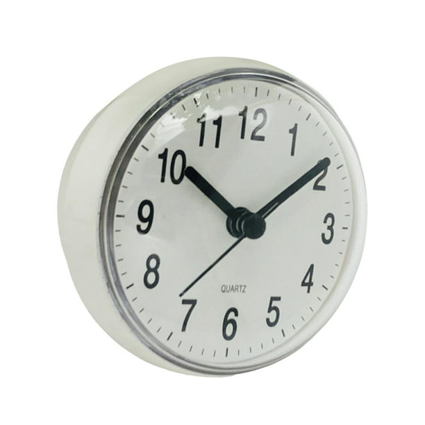 Reloj de pared colgante que no hace tictac, reloj de resistente al agua, baño con Zulema reloj de pared lechón