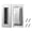 Stainless Steel Brushed, variant on Kindoodos 4 inch Recessed Finger Flush Pull Door Handles, Brushed Silver, 2 Pack