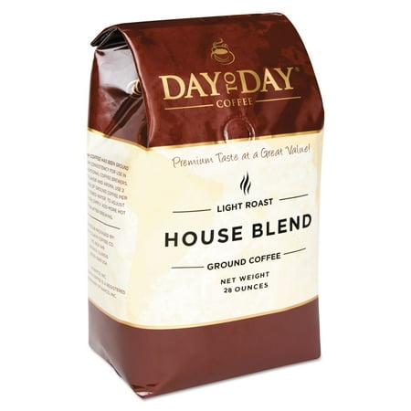 Day to Day Coffee 28 oz. Bag 100% Pure Coffee House Blend Ground (3/Pack)