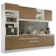 thumbnail image 1 of Cocina Integral Completa 310cm Glamy Madesa 02 - Blanco/Marrón, 1 of 9
