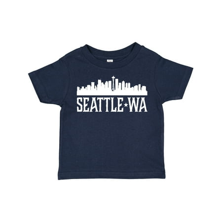 

Inktastic Seattle Washington Skyline WA Cities Gift Toddler Boy or Toddler Girl T-Shirt