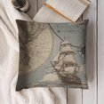 thumbnail image 7 of map ship wallpaperLinen toss pillowcase decoration pillowcase gifting preferred 24x24 inch cushion cover 2 sets sofa pillowcase sofa bedroom living room car, 7 of 7
