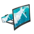 thumbnail image 6 of 12" Screen Magnifier for Cell Phone, 3D HD Magnifying Projector Screen Amplifier Stand, Black 9.8x6.3x0.4", 6 of 6