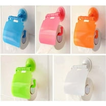 ROSENICE Toilet Paper Storage Tissue Holder Plastic Easy Installation 1Pcs