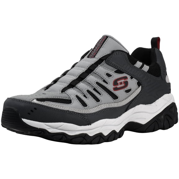 Skechers Afterburn Wonted Memory Fit Mens Slip on Shoes, Sporty Trainer Sneakers